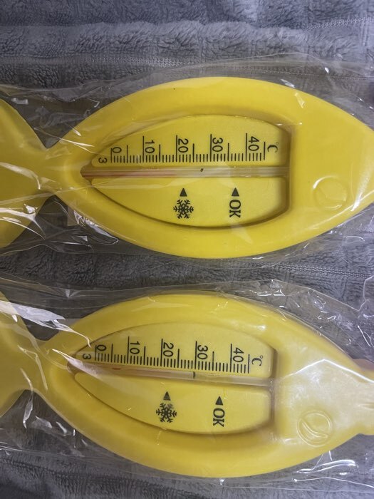 Фотография покупателя товара Термометр Luazon «Рыбка», детский, для воды, пластик, 15.5 см, МИКС - Фото 7