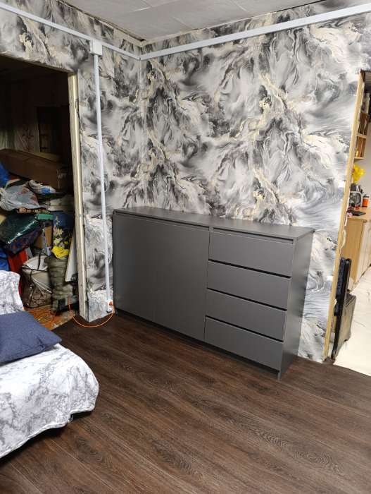 Фотография покупателя товара Комод для хранения «Мадера», 1204×404×770 мм, цвет белый - Фото 2