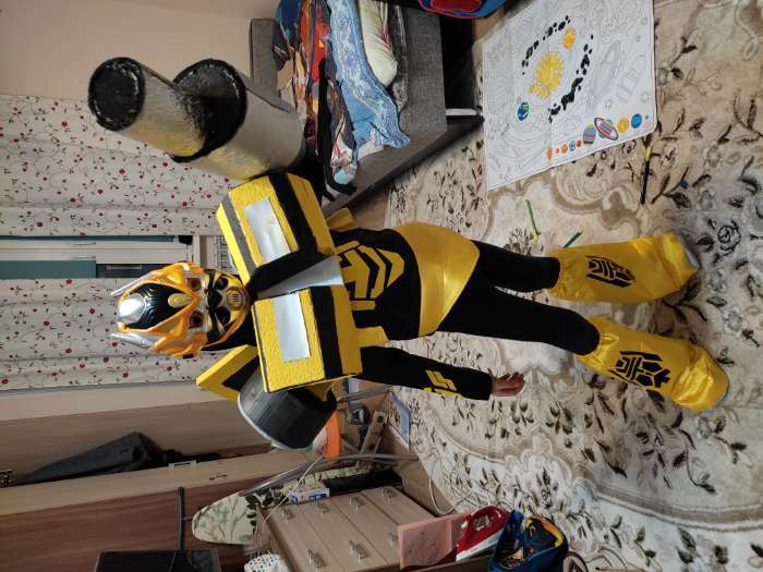 Фотография покупателя товара Карнавальный костюм «Робот», размер 122-64 - Фото 5