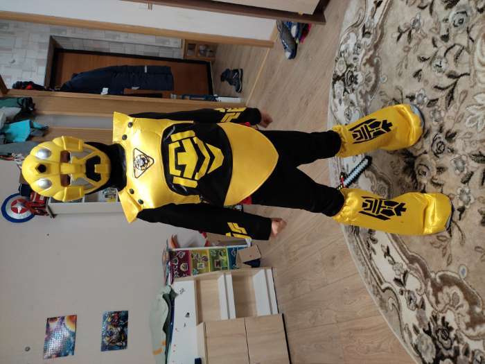 Фотография покупателя товара Карнавальный костюм «Робот», размер 116-60 - Фото 2