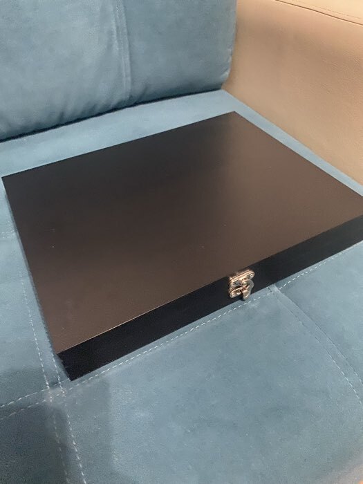 Фотография покупателя товара Столовые приборы «Оску», 24 предмета, в коробке, нержавеющая сталь, золотистые - Фото 2