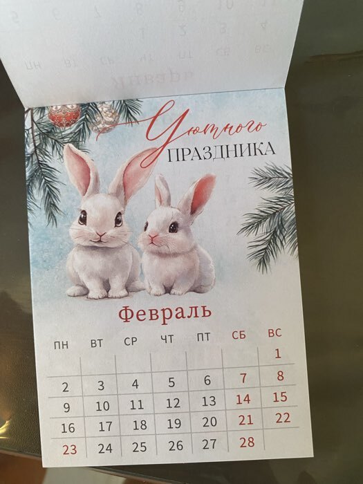 Фотография покупателя товара Календарь 2026 отрывной на магните «Новый год - время волшебства» 9.5×13 см