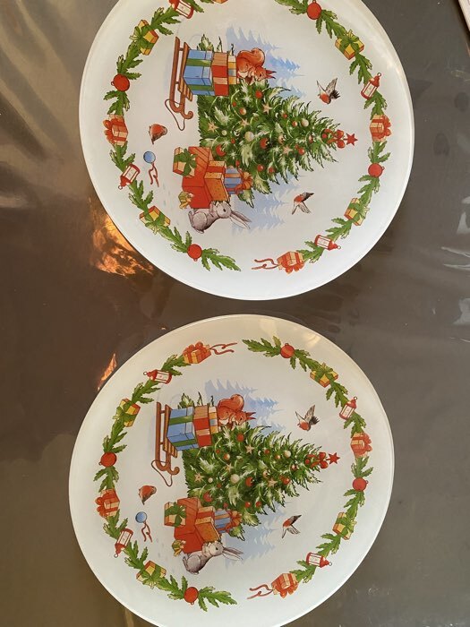 Фотография покупателя товара Тарелка плоская новогодняя «Аромат праздника», d=20 см - Фото 3