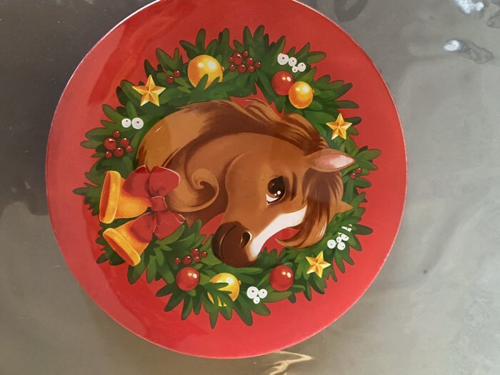 Фотография покупателя товара Тарелка плоская новогодняя «Аромат праздника», d=20 см - Фото 1