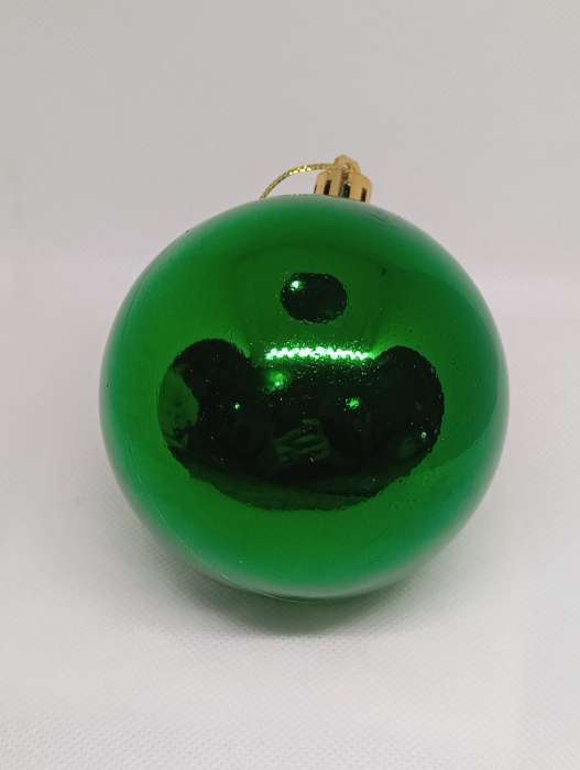 Фотография покупателя товара Ёлочные игрушки «Винтажный глянец», шары новогодние, набор 6 шт., d=8 см, серебристый - Фото 1