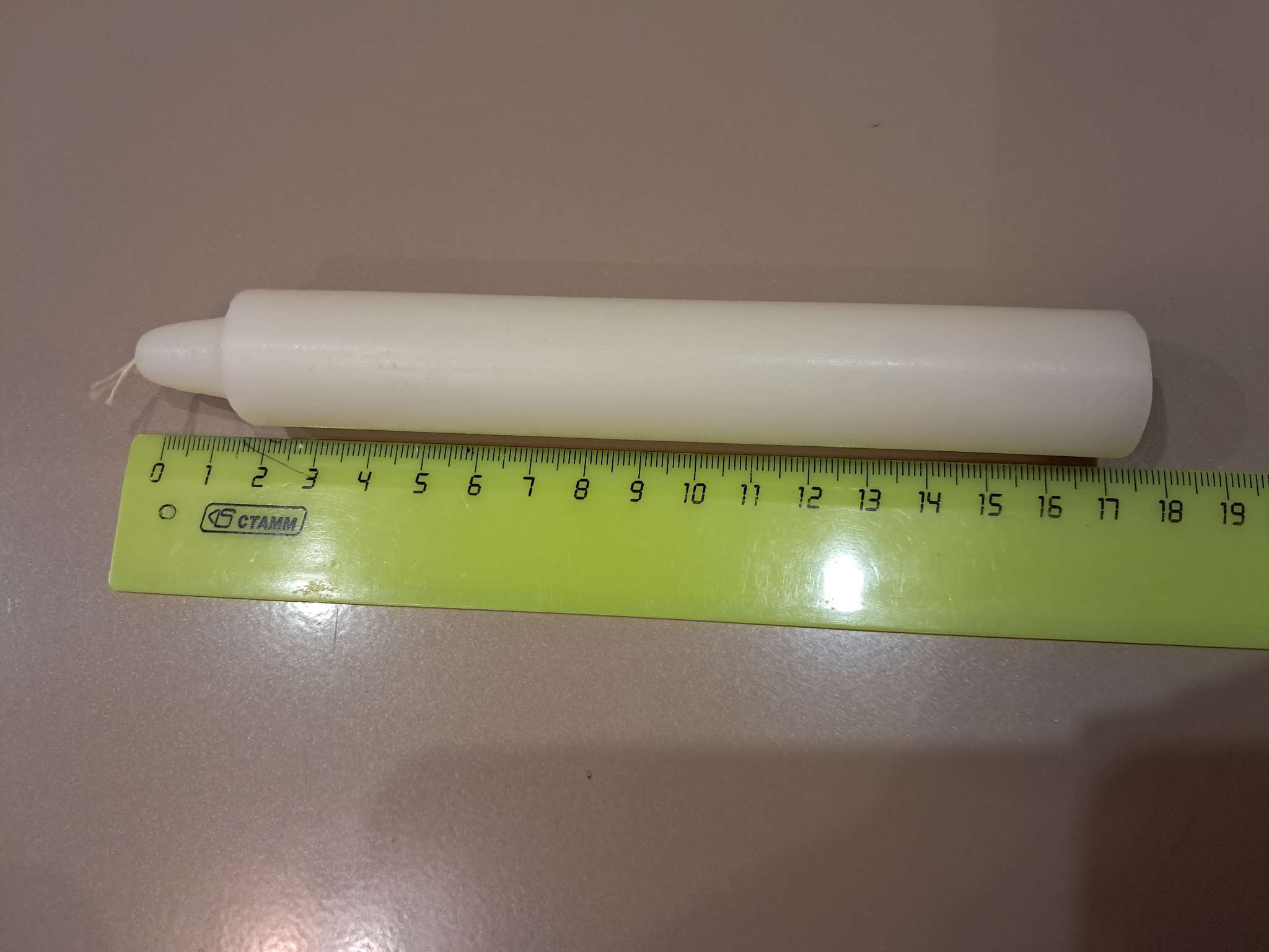 Фотография покупателя товара Набор свечей хозяйственных, 2.2×15.5 см, 6 ч, 60 г, 4 шт. - Фото 2