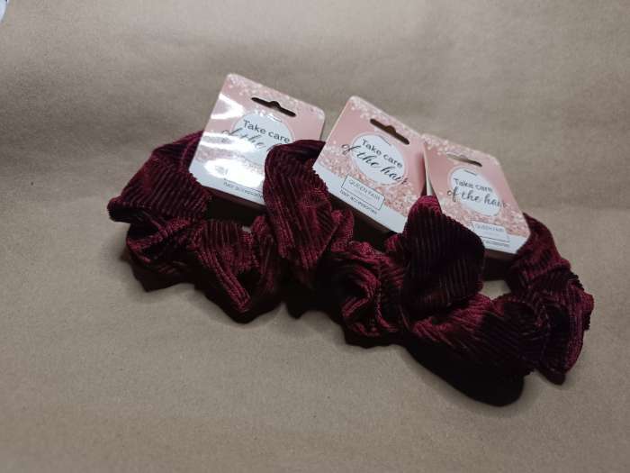 Фотография покупателя товара Резинка для волос «Орбита», элит полосы нежность, 10 см, белая - Фото 1