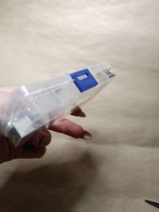 Фотография покупателя товара Органайзер для хранения мелочей, с подвесом, 10 ячеек, 13×7×2.2 см, прозрачный - Фото 5