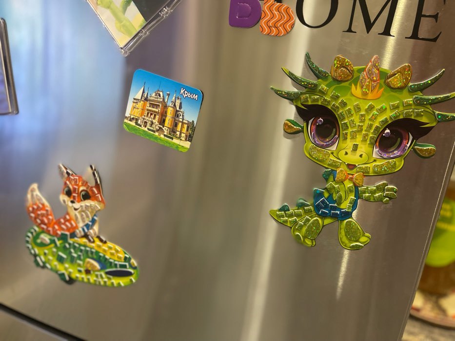 Фотография покупателя товара Мозаика стикерная форменная «Динозаврик»