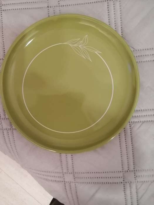 Фотография покупателя товара Тарелка керамическая «Орнамент», 21 см, Dolce Ceramo - Фото 2