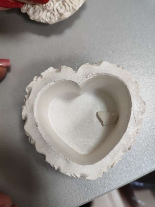 Фотография покупателя товара Шкатулка для украшений «Ангел», с крышкой, перламутровая, 9 см - Фото 1