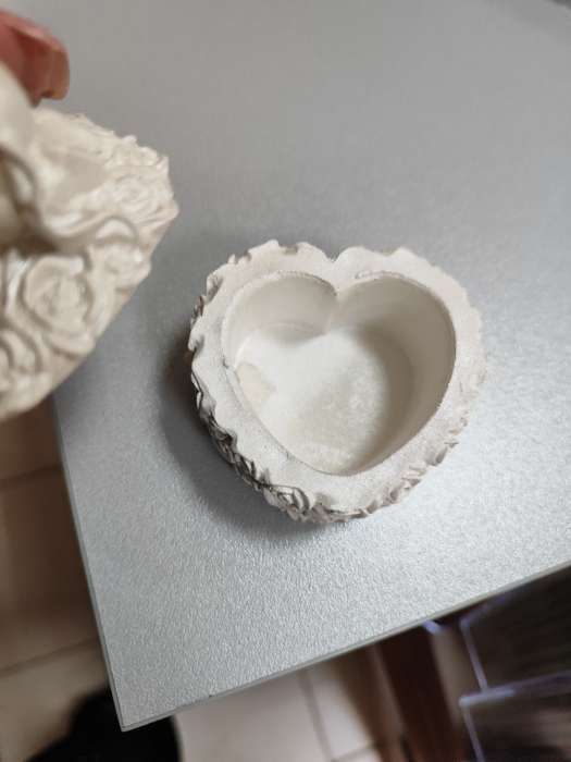 Фотография покупателя товара Шкатулка для украшений «Ангел», с крышкой, перламутровая, 9 см - Фото 2