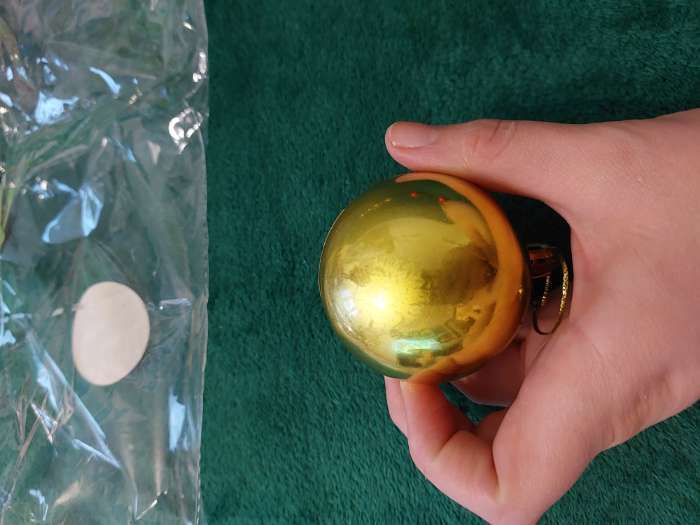 Фотография покупателя товара Ёлочные игрушки «Глянец», шары новогодние, d=6 см, набор 6 шт., красный - Фото 36