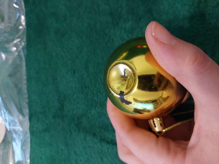 Фотография покупателя товара Ёлочные игрушки «Глянец», шары новогодние, d=6 см, набор 6 шт., красный - Фото 27