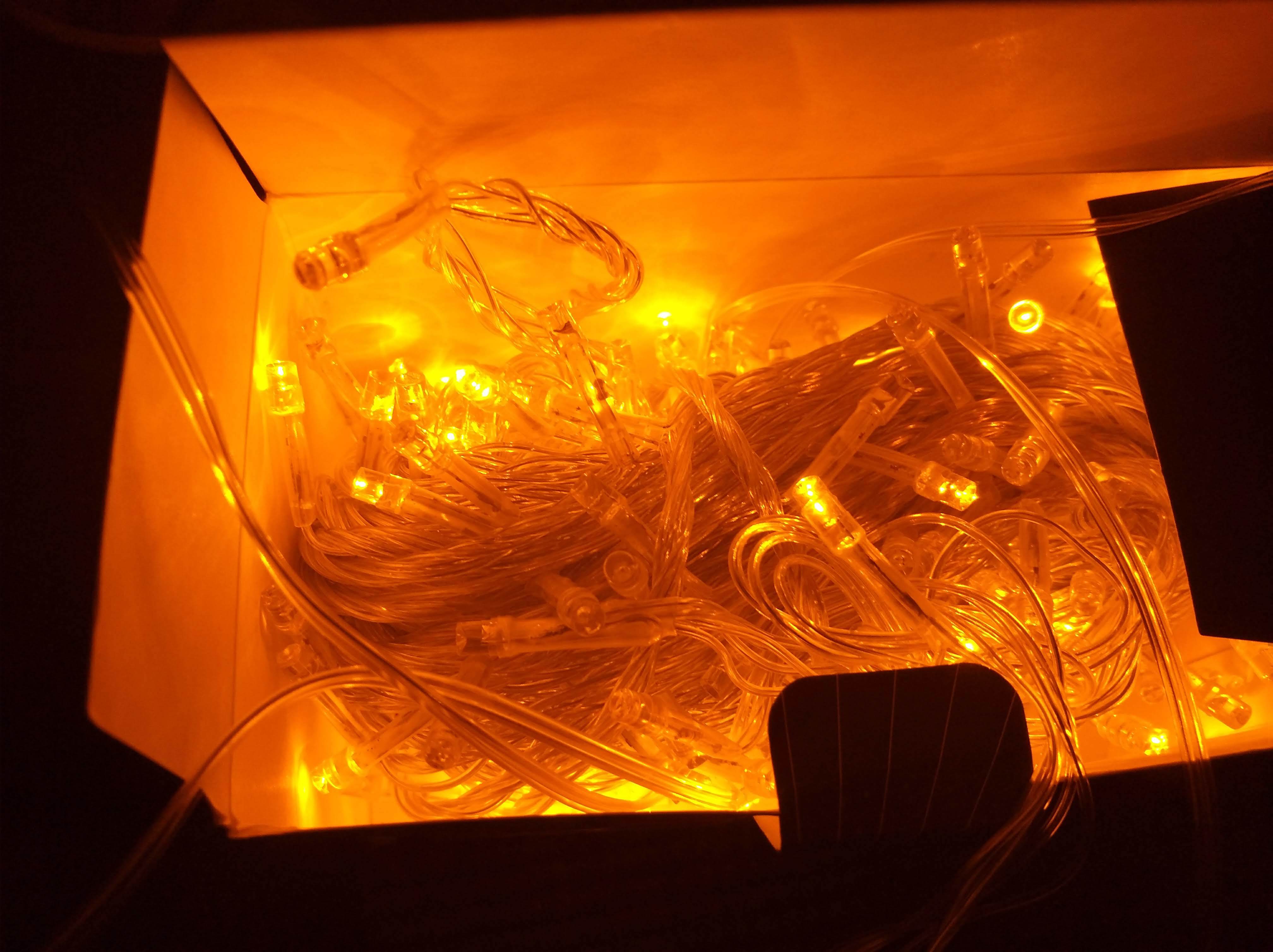 Фотография покупателя товара Гирлянда «Нить» 10 м, IP20, тёмная нить, 100 LED, свечение мульти, 8 режимов, 220 В - Фото 353