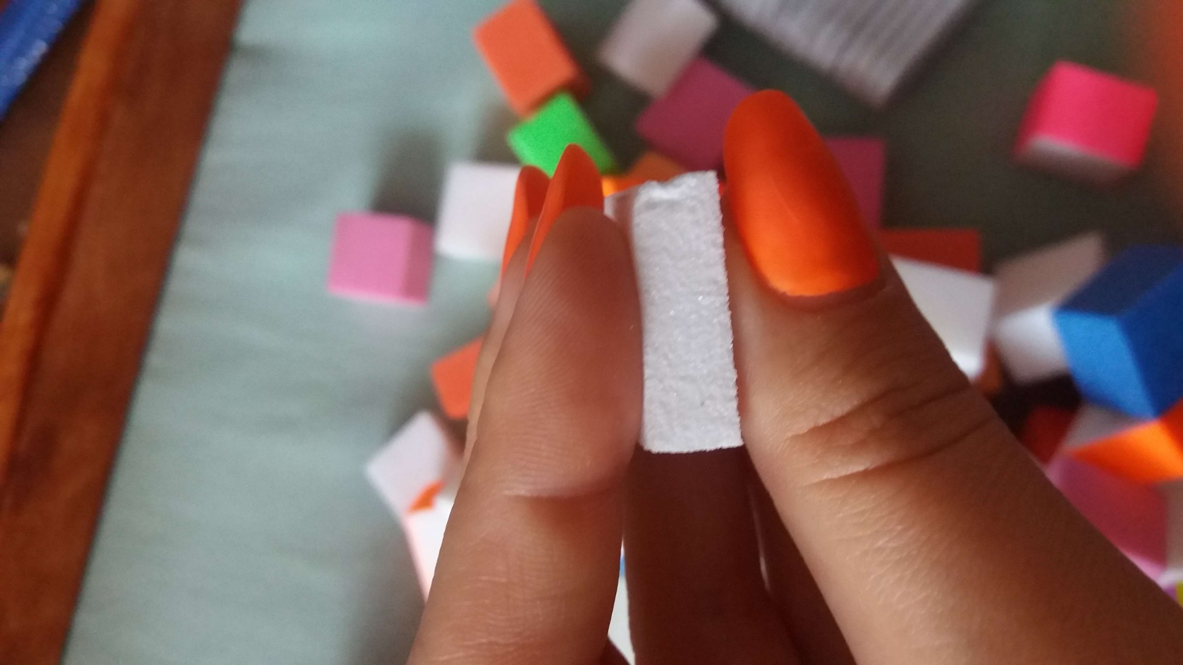 Фотография покупателя товара Бафы наждачные для ногтей, четырёхсторонние, 70 шт, разноцветные - Фото 4