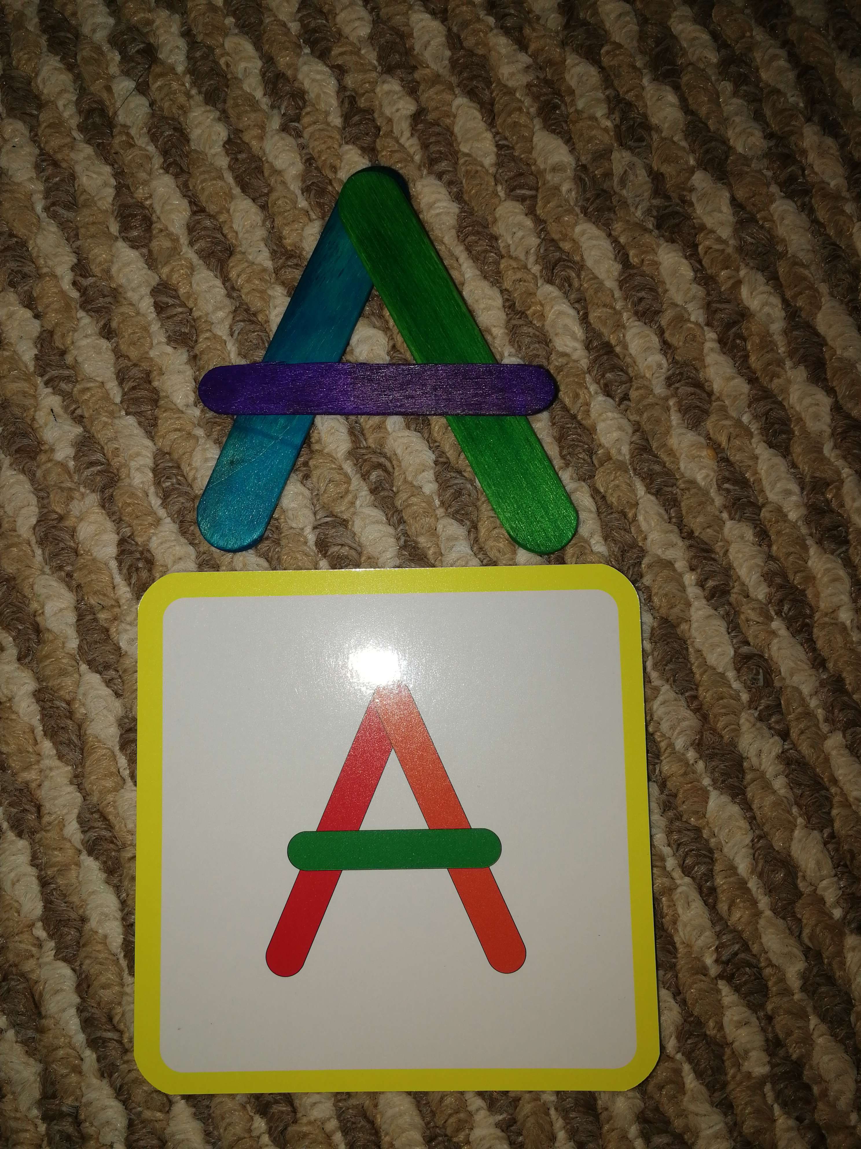 Фотография покупателя товара Игровой набор с палочками «Изучаем буквы» - Фото 3