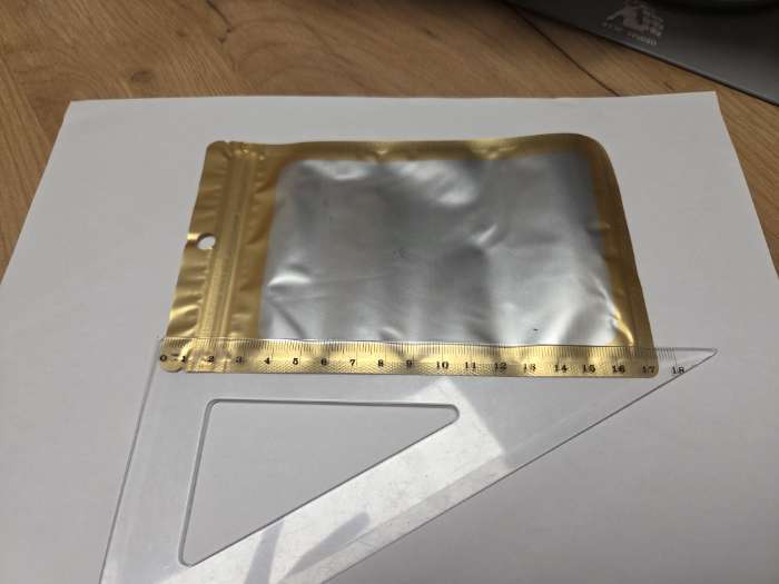 Фотография покупателя товара Пакет Зип - лок с окном, с еврослотом, золотой, 12×18 см - Фото 1
