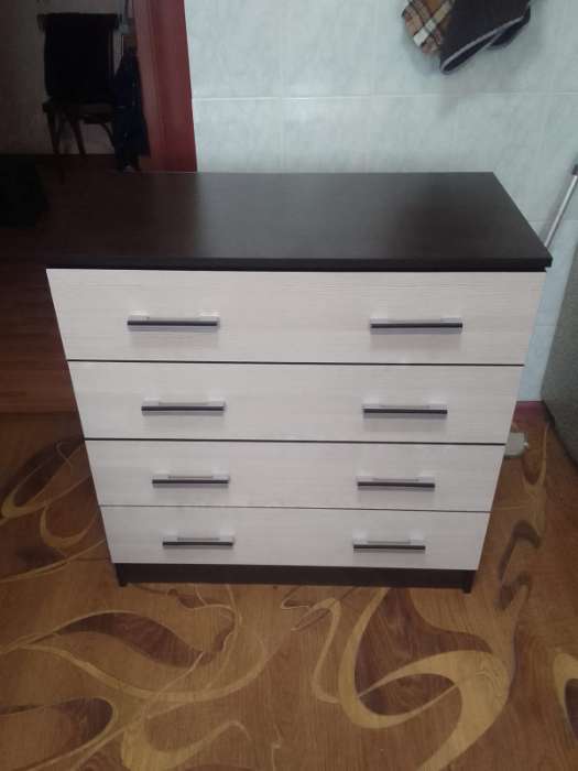 Фотография покупателя товара Комод для хранения «Эра», 800×830×440 мм, цвет венге/лоредо - Фото 2