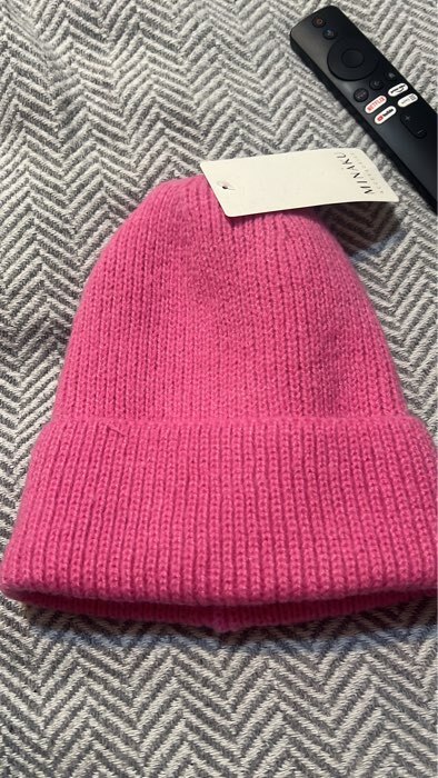 Фотография покупателя товара Шапка женская MINAKU с отворотом, размер 54-56, цвет зелёный - Фото 1