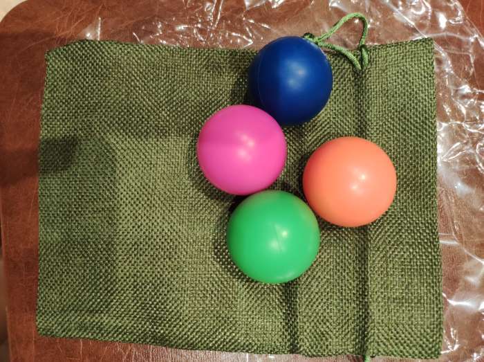 Фотография покупателя товара Развивающий набор «Кинезио мячики» - Фото 1