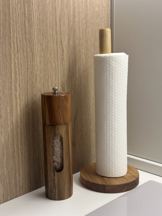 Фотография покупателя товара Держатель деревянный для бумажных полотенец Adelica, 30 см, берёза - Фото 1