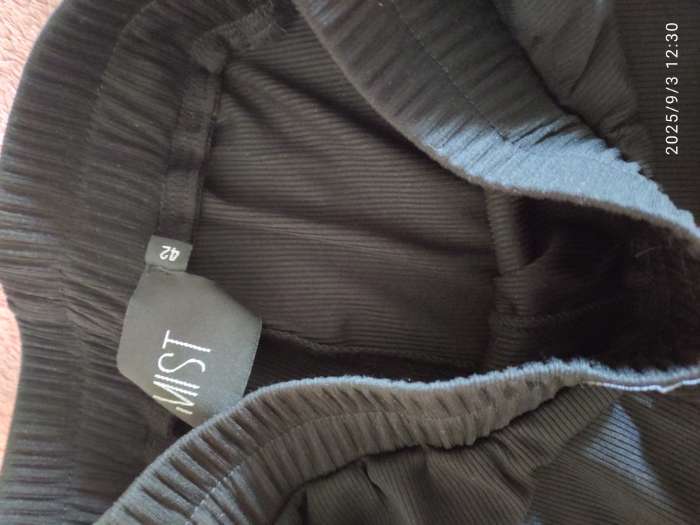 Фотография покупателя товара Брюки женские MINAKU: Casual Collection, чёрные, размер 44 - Фото 2