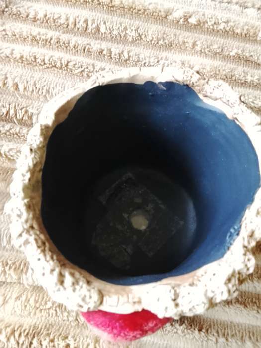 Фотография покупателя товара Декоративное кашпо для цветов «Домик феи», 10×9×9 см, керамическое - Фото 4