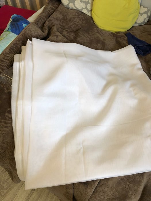 Фотография покупателя товара Тюль «Этель» 140×300 см, цвет белый, вуаль, 100% п/э - Фото 7