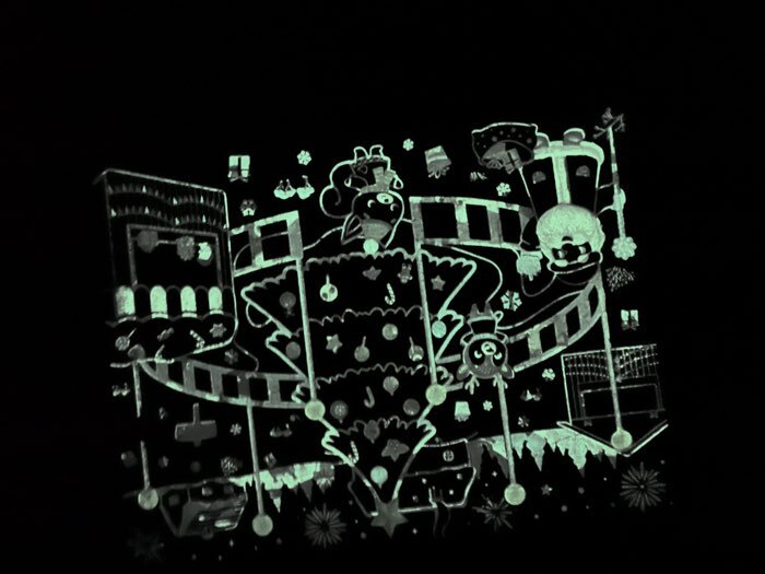 Фотография покупателя товара УЦЕНКА Светящийся пазл «Новогодняя ярмарка» 120 деталей - Фото 2