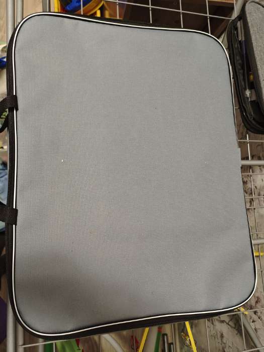 Фотография покупателя товара Папка для черчения и рисунков А3, 470×350×20 мм с ручками, текстильная, фактура «песок» 600D, Calligrata, серая - Фото 1