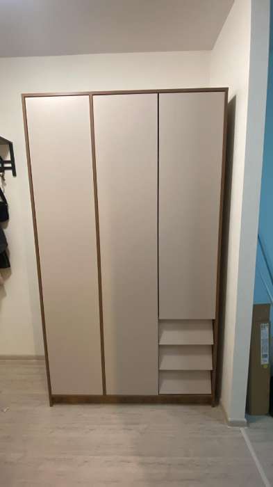 Фотография покупателя товара Шкаф двухстворчатый «Ева», 800×500×2100 мм, цвет крафт табачный/кашемир - Фото 1