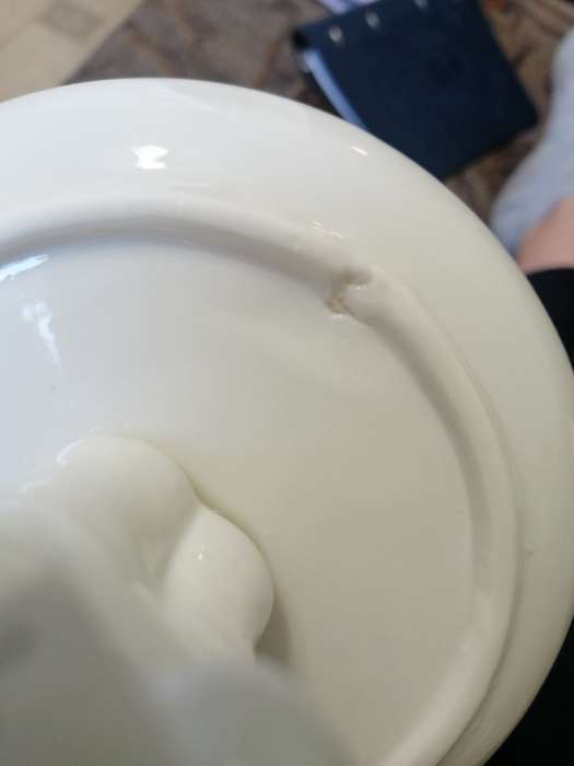 Фотография покупателя товара Блюдо для пирожных «Зайка», 13×12×8 см, цвет белый