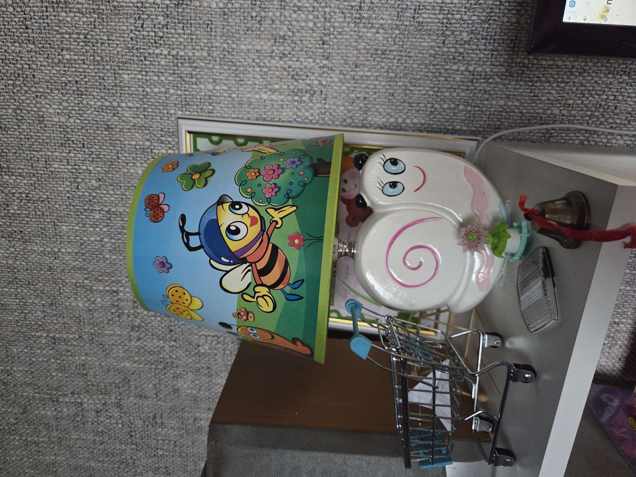 Фотография покупателя товара Настольная лампа «Улитка» Е14 40 Вт 20×20×31 см - Фото 1