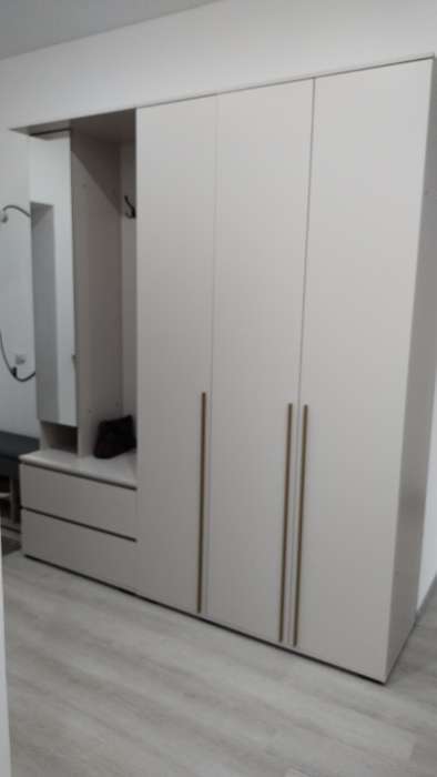 Фотография покупателя товара Прихожая «Норд», со шкафом, 2000×510×2236 мм, цвет кашемир - Фото 4