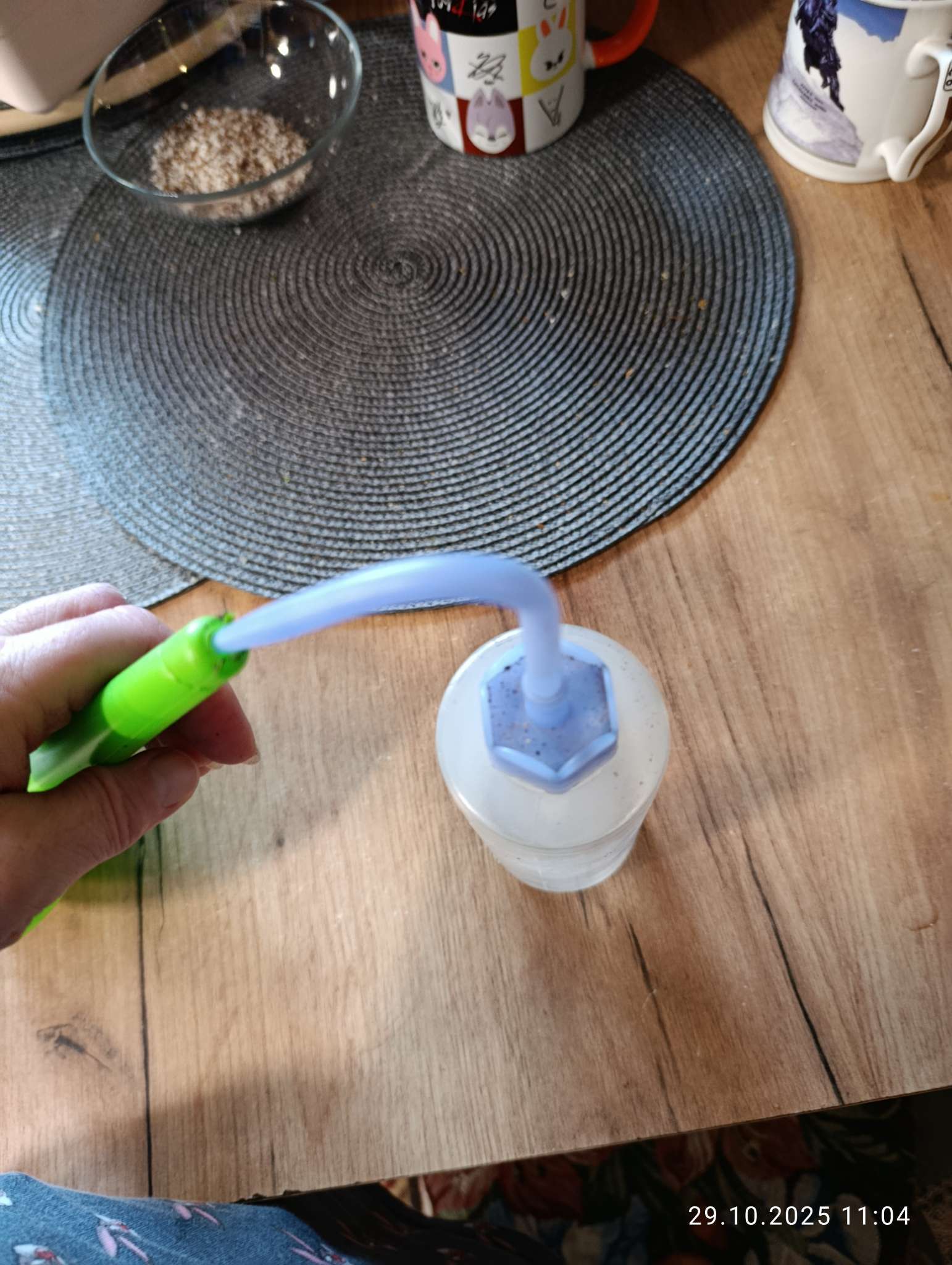 Фотография покупателя товара Автополив для комнатных растений, h=28 см, 380 мл, пластик, набор 2 шт., зелёный, Greengo - Фото 1