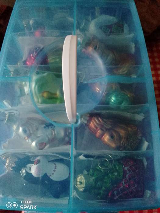 Фотография покупателя товара Органайзер для хранения, 3 яруса, 30 ячеек, 25×17×18 см, МИКС - Фото 4