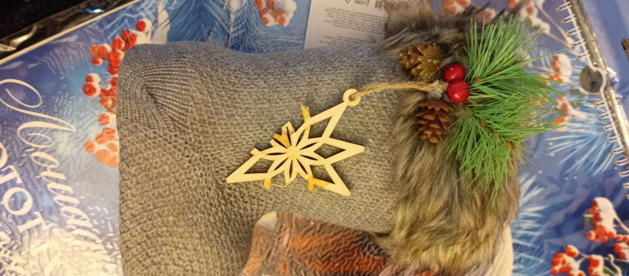 Фотография покупателя товара Конфетница «Сапожок», с деревянным элементом - Фото 1