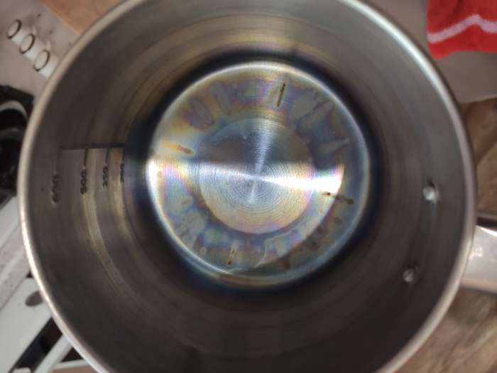 Фотография покупателя товара Ковш, 650 мл, d=12 см, нержавеющая сталь, с мерной шкалой, металлическая ручка - Фото 12