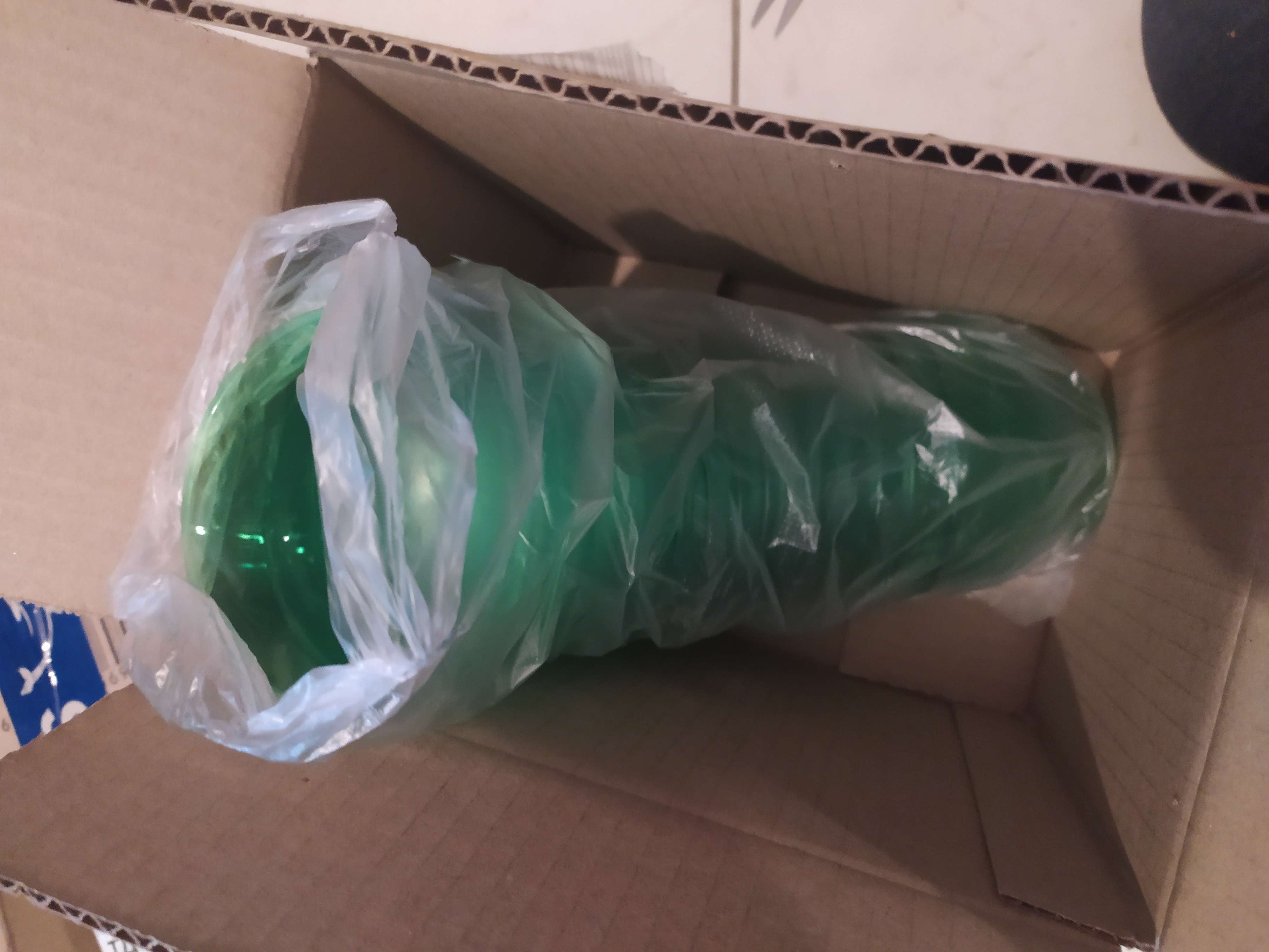 Фотография покупателя товара Креманка пластиковая одноразовая «Кристалл», 200 мл, цвет зелёный