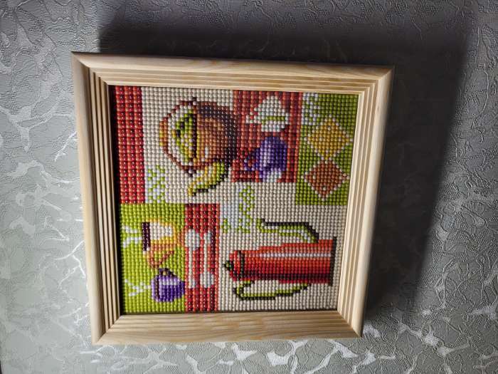 Фотография покупателя товара Фоторамка с 20 40х40 см, белое дерево - Фото 1