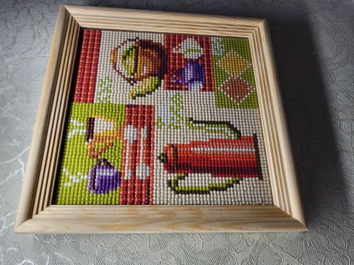 Фотография покупателя товара Фоторамка с 20 40х40 см, белое дерево - Фото 2