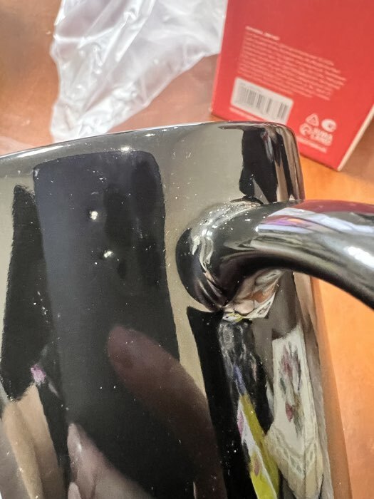 Фотография покупателя товара Кружка - хамелеон Доляна «Уровень топлива», 350 мл, керамика, цвет чёрный - Фото 12