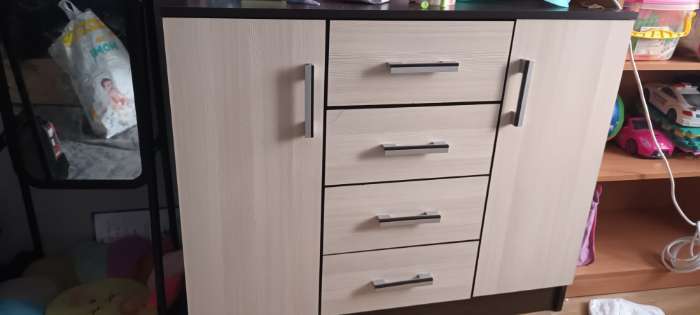 Фотография покупателя товара Комод для хранения «Эра» (К1000-2Д), 1000×430×830 мм, цвет венге/лоредо - Фото 15