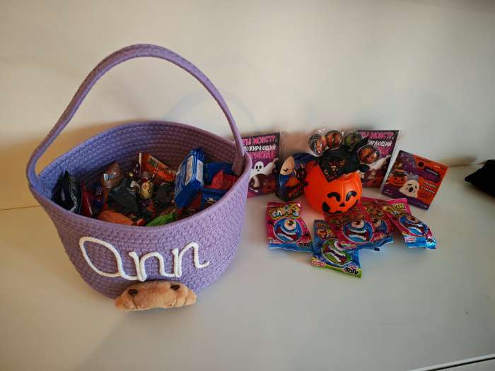 Фотография покупателя товара Конфетница на Хеллоуин «Тыква» - Фото 2