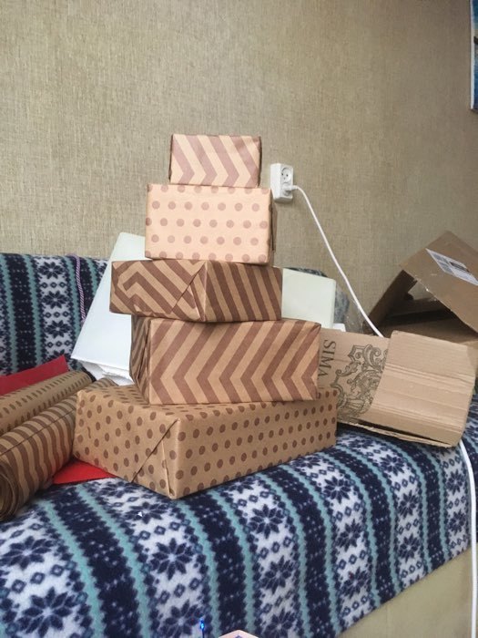 Фотография покупателя товара Бумага упаковочная, "Зиг-Заг", крафт, серебрянная, 50 х 70 см - Фото 1