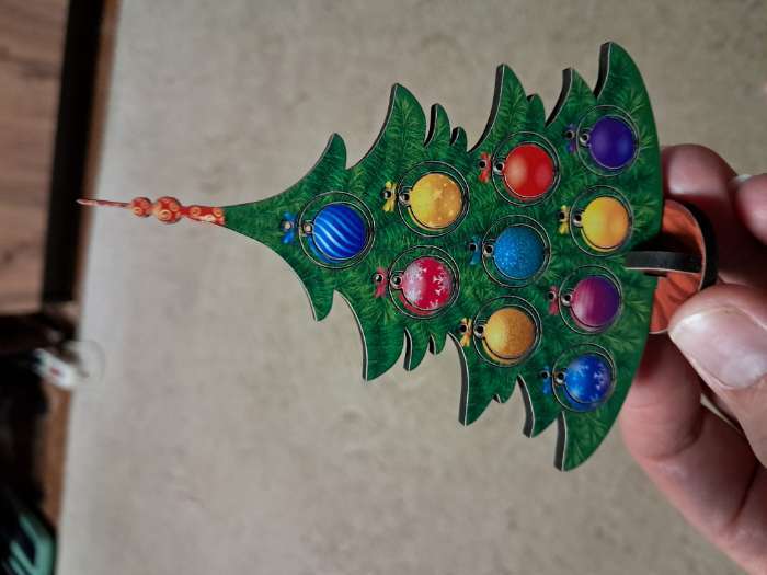 Фотография покупателя товара Модель из дерева «Ёлка сборная. Разноцветные шарики» - Фото 1