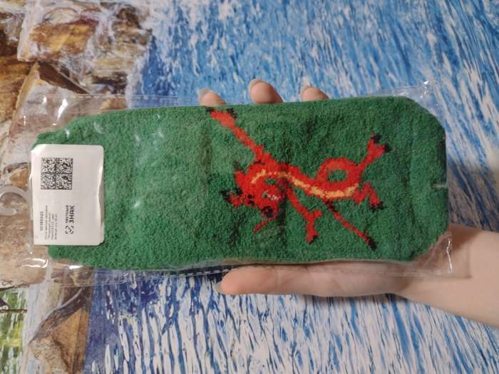 Фотография покупателя товара Носки женские махровые «Дракон-леди в цветах», цвет серый, размер 36-40 - Фото 1