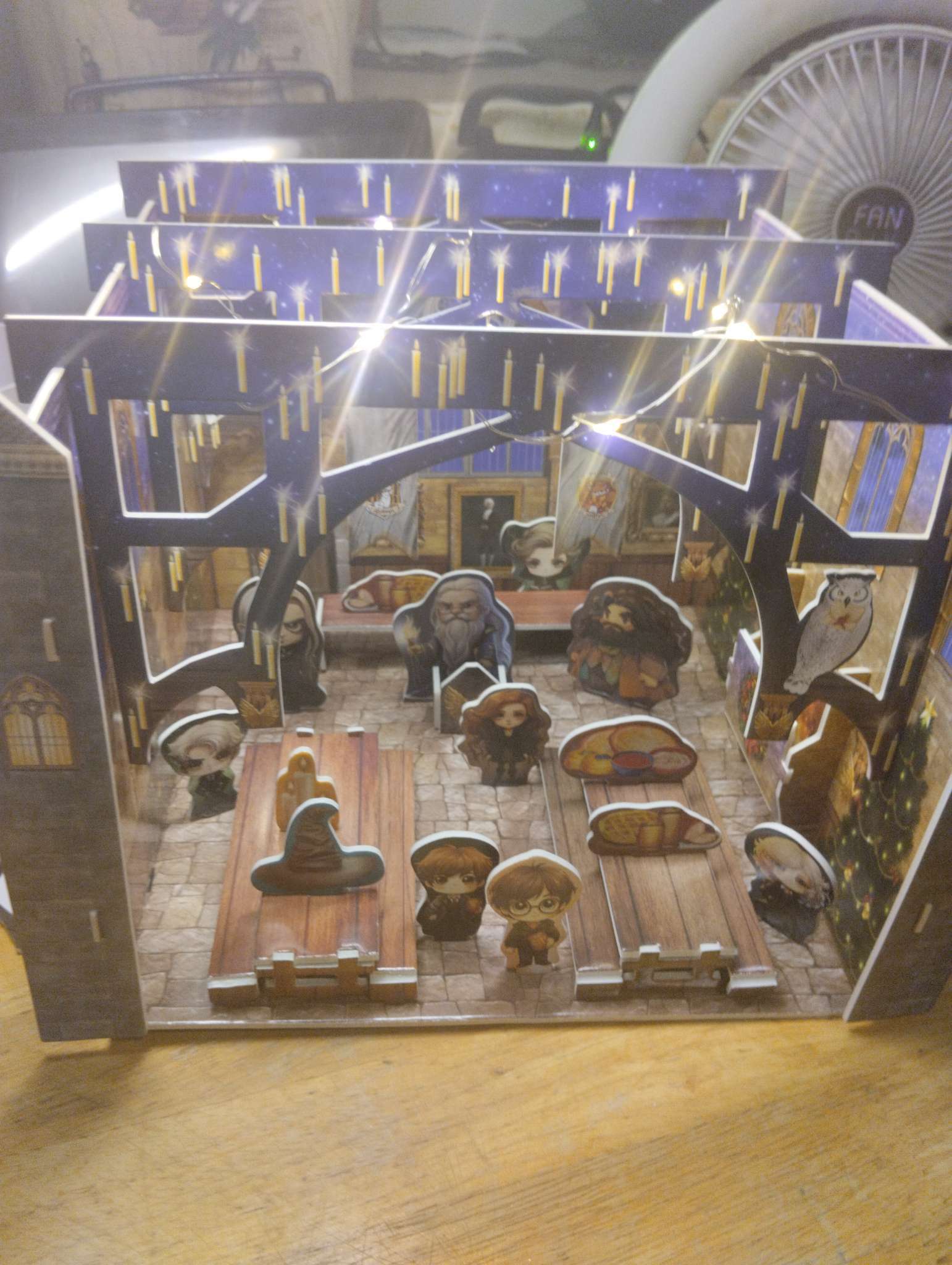 Фотография покупателя товара УЦЕНКА (вмятины на деталях) Конструктор 3D «Волшебный зал», с гирляндой - Фото 4