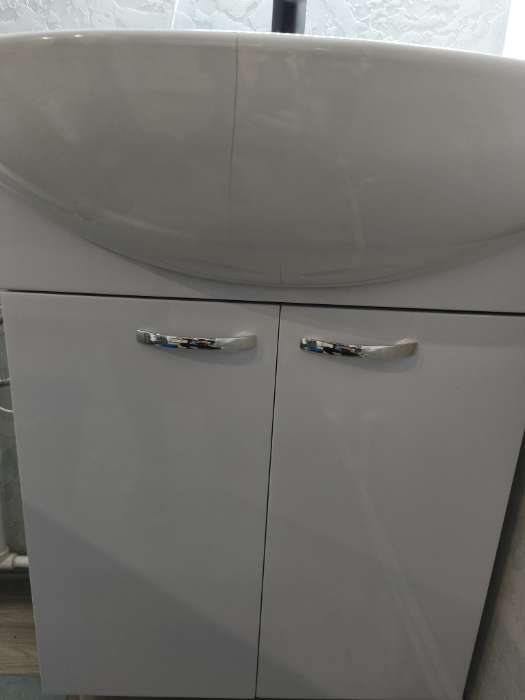 Фотография покупателя товара Комплект мебели для ванной: тумба «Стандарт 60», раковина «Грация 60», 600×463×860 мм, цвет белый - Фото 5